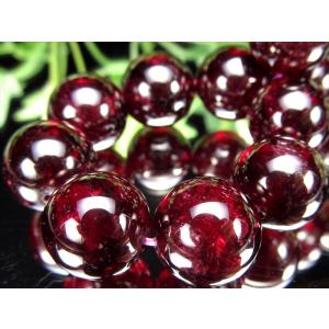 ロードライトガーネット ブレスレット 8mm 16.5cm レディースS サイズ