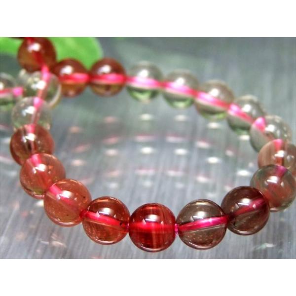 5A グラデーション キャンディーカラー アンデシン ブレスレット 6mm-7mm×28珠 キャンデ...