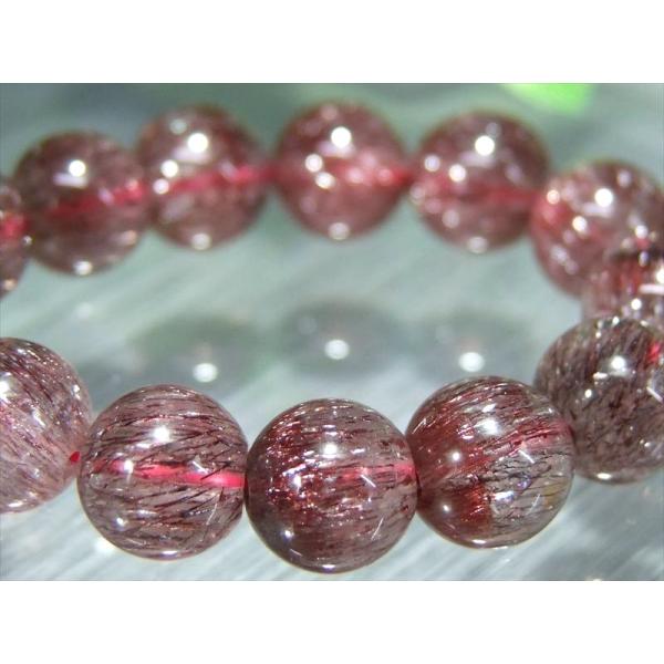 店頭展示中 豪華プレミアグレード S級 レッドスーパーセブン ブレスレット 7.5mm-8mm×25...