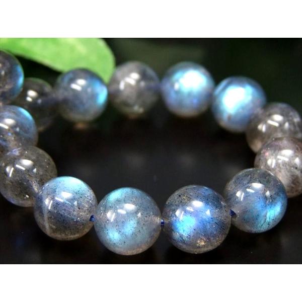 美麗シラー 4A ブルーシラー ラブラドライト ブレスレット 9mm-9.5mm×21珠 スペクトロ...