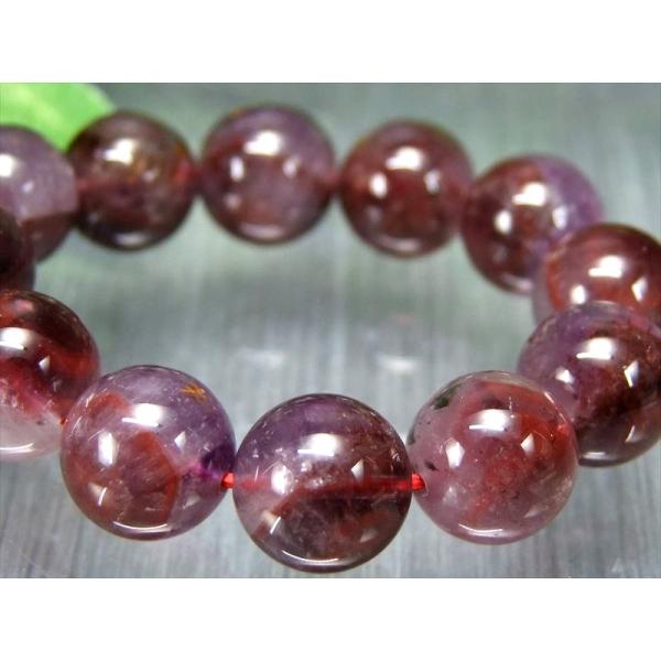 復活と再生の象徴 4A オーラライト23 ブレスレット 10.5mm-11mm×19珠 光と陰が織り...