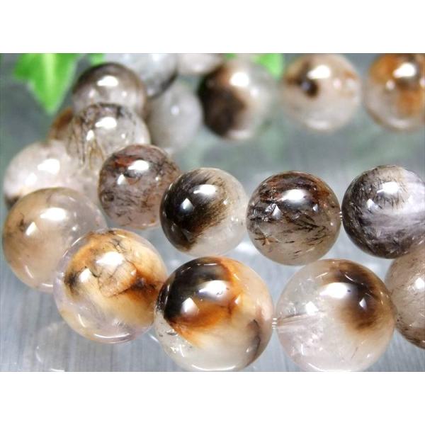 激レア・まるで獣の毛 3A 獣毛MIXルチルクォーツ ブレスレット 8mm-8.5mm×22珠前後 ...