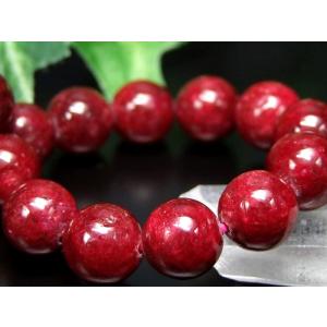 コスパ抜群 大珠 3A アフリカンルビー 紅玉 ブレスレット 10mm-10.5mm
