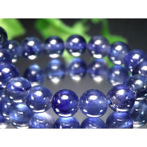 透明ブルー 5A 宝石質 サファイア ブレスレット 約7.5mm×28珠 幸運と守護の象徴 世界四大...