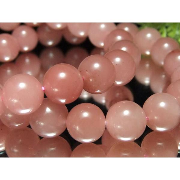 濃いめタイプ グァバクォーツ 天然ピンククォーツ ブレスレット 10mm-10.5mm×19珠前後 ...