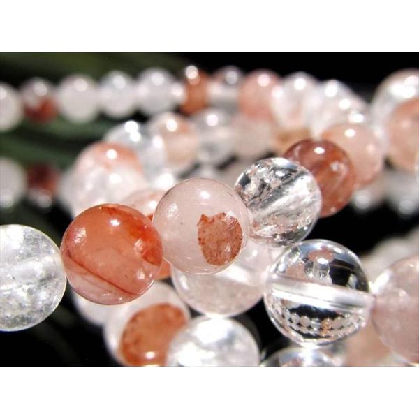 MIXタイプ マニカランクォーツ ブレスレット 約8mm×24珠前後 パワースポットの最高峰ヒマラヤ...