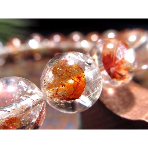 近年発見の新エリアより採掘 ガネーシュヒマール産 ヒマラヤ水晶 ブレスレット 9.5mm-11mm×...