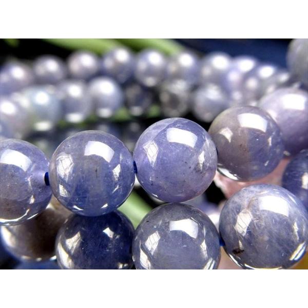 AA+ タンザナイト ブレスレット 約6mm-6.5mm×29珠前後 神秘的ブルー&amp;バイオレットカラ...