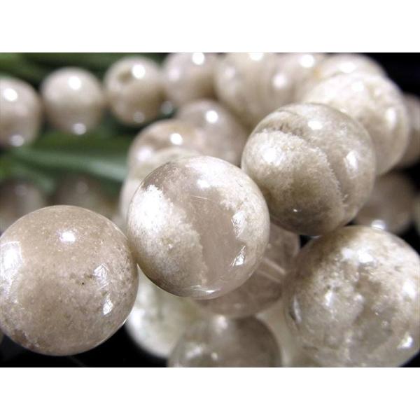 AA+ ホワイトガーデンクォーツ ブレスレット 約10mm-10.5mm×20珠前後 希少なホワイト...