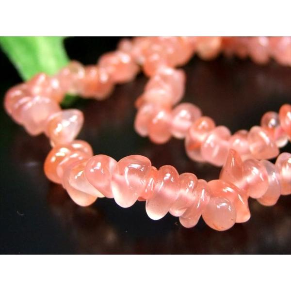 さざれブレスレット ソルトソースアゲート 石サイズ約4mm-9mm 女性に人気 近年流通の人気レア瑪...