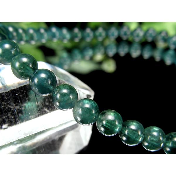 S級 インディゴブルートルマリン インディゴライト ブレスレット 4.5mm×41珠 電気石 10月...