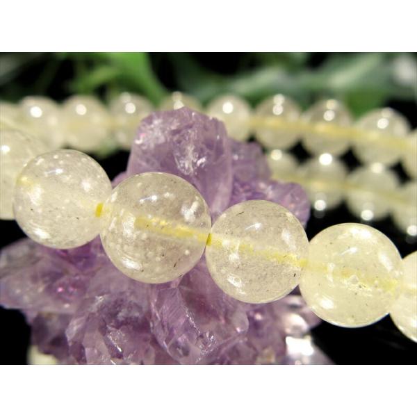 稀少 クリストバライト内包 リビアングラス ブレスレット 8mm-8.5mm×24珠 リビア砂漠の秘...