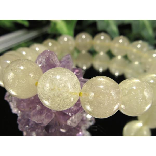 稀少 クリストバライト内包 リビアングラス ブレスレット 11.5mm-12mm×18珠 リビア砂漠...