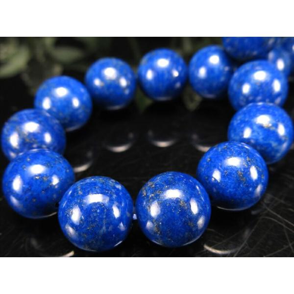 4A ラピスラズリ 瑠璃 ブレスレット 9.5mm-10mm×20珠 9月12月の誕生石 聖なる石 ...