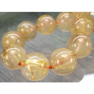 繊細 束針 3A+ 煌めき ゴールドルチル クォーツ ブレスレット 11.5mm-12mm×18珠 迫力の針びっしりタイプ 金運の代表石 一点もの ブラジル産 パワーストーン