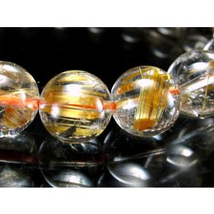 お勧め 現品一点物 ゴールド ルチル ブレスレット 金針水晶 天然石