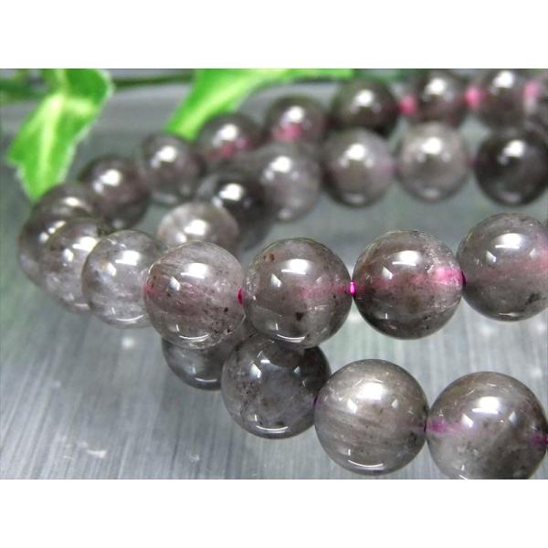 復活と再生の象徴 ブラックオーラライト23 ブレスレット 7mm-7.5mm×26珠前後 光と陰が織...