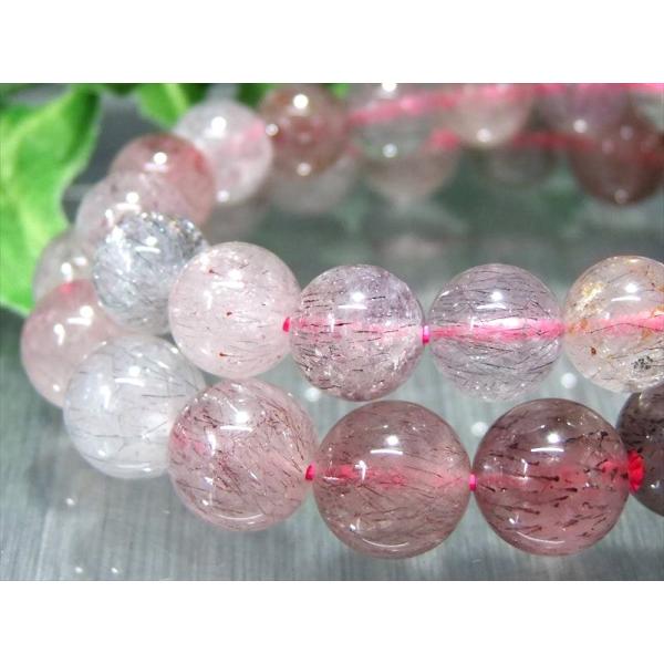 針系鉱物たっぷり AA+ スーパーセブン ブレスレット 約10mm-10.5mm×19珠前後 最高の...