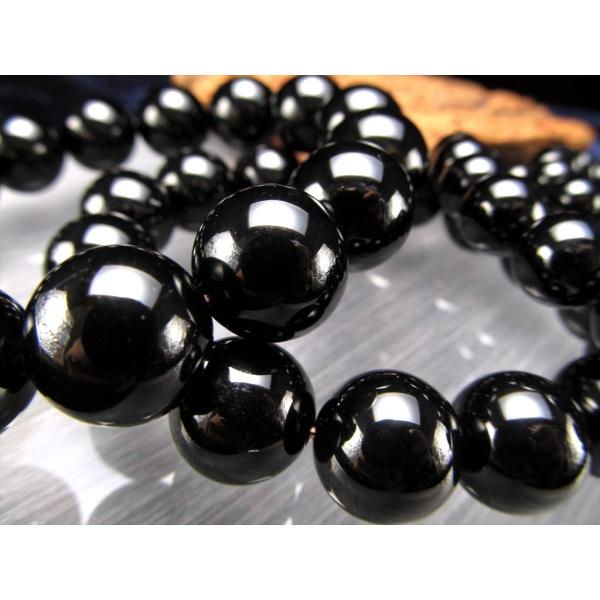 激レア テクタイトブレスレット 約10mm-10.5mm×20珠前後 隕石の衝突により生まれるパワー...