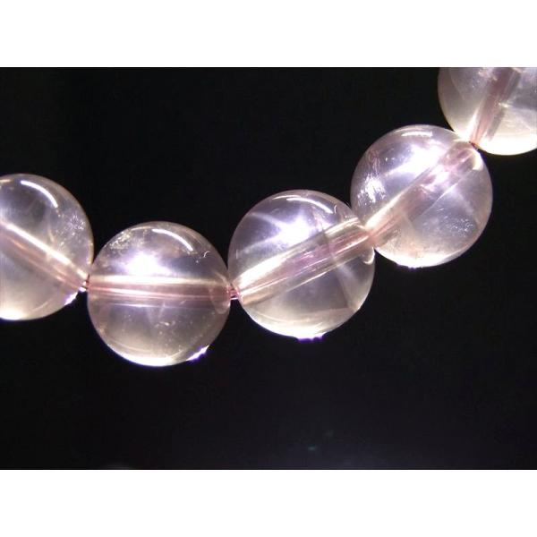 パワーストーン ブレスレット スター ローズクォーツ ブレスレット 8mm-8.5mm×23珠前後 ...