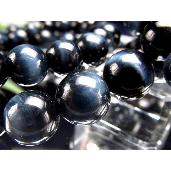 3A+ ブルータイガーアイ ホークアイ ブレスレット 6mm-6.5mm×30珠前後 キラリと輝く ...