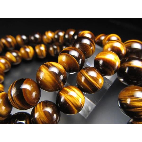5A イエロータイガーアイブレスレット 8mm-8.5mm×23珠前後 迫力満点 くっきり虎の目模様...