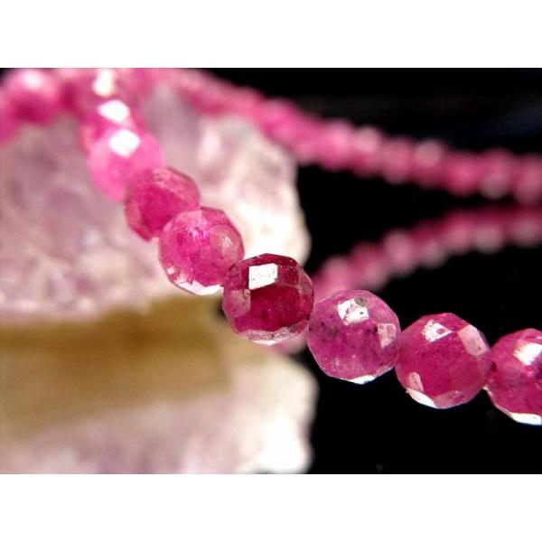 ルビー ボールカット ワイヤーブレスレット 幅約3.5mm デザインワイヤーブレスレット 7月の誕生...