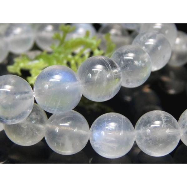 コスパ抜群 A+ ブルームーンストーン ブレスレット 8.5mm-9mm×22珠前後 お買い得品質 ...