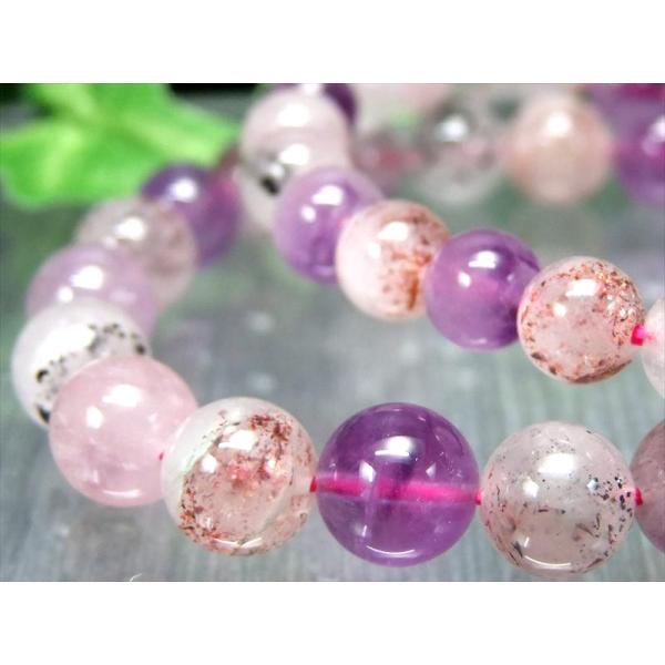 石バル記念奉仕価格 AA スーパーセブン ブレスレット 約13mm-13.5mm×16珠前後 7つ全...