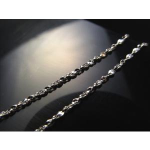 45cm スエッジチェーン Silver925 幅約1.6mm 金具最大幅約3.2mm ペンダントトップの相方 CHN068