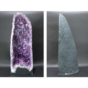 カルサイト共生 アメジスト ドーム 高さ 37.5cm 重さ 12.3kg 風水最強