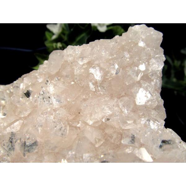 瑞々しいピンクカラー アポフィライト 魚眼石 クラスター原石 最大幅97mm 重さ443g 光沢美し...