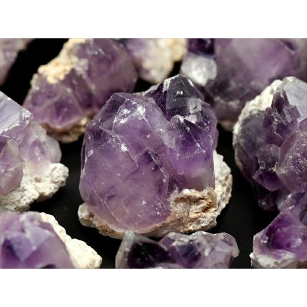 激レア産地 ナイジェリア産 アメジスト クラスター 重さ 80g-100g 1個売り 極上 美結晶 ...