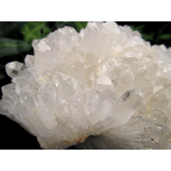 透き通る輝き 3A 四川 水晶 クラスター 幅 約130mm 重さ509g キラキラ 純白結晶 妖精...