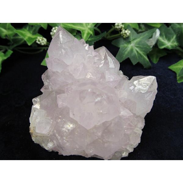 ラベンダーカラー カクタス アメジスト クラスター原石 最大幅 73mm 重さ 249g 美結晶 愛...