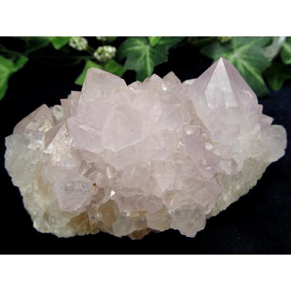 ラベンダーカラー カクタス アメジスト クラスター原石 最大幅 90mm 重さ 241g 美結晶 愛...