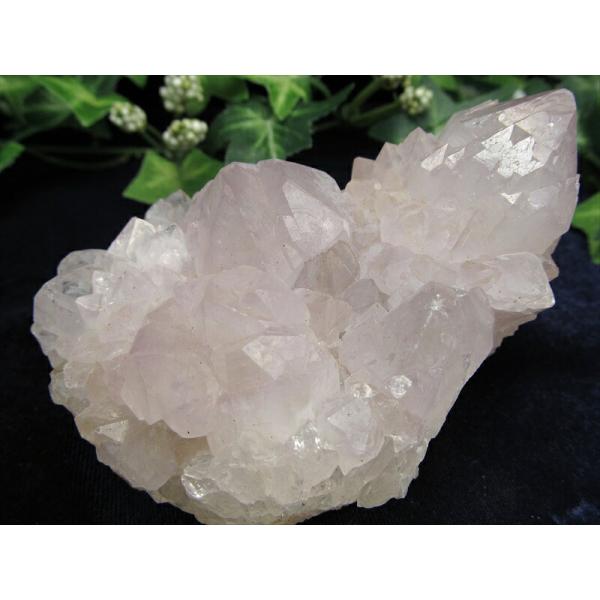 ラベンダーカラー カクタス アメジスト クラスター原石 最大幅 93mm 重さ 256g 美結晶 愛...