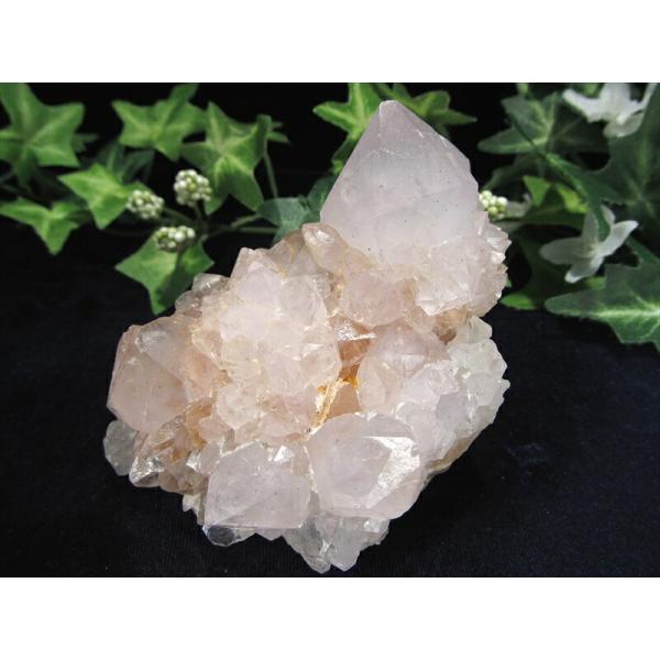 ラベンダーカラー カクタス アメジスト クラスター原石 最大幅 80mm 重さ 240g 美結晶 愛...