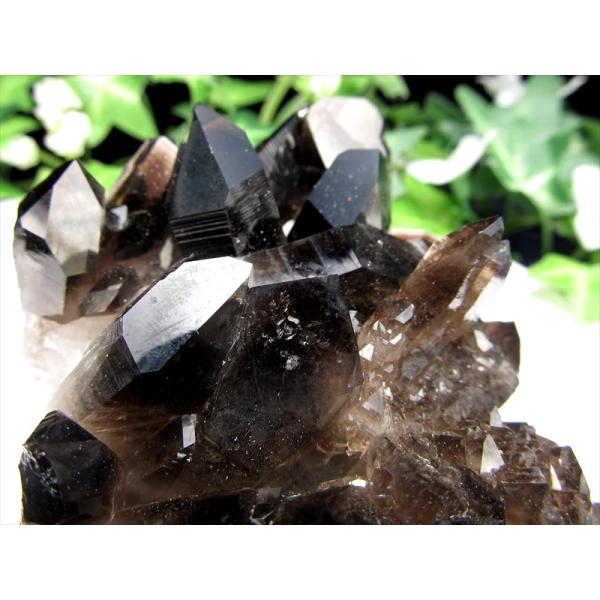 待望の再入荷 アーカンソー州産 モリオン結晶クラスター 最大幅約112mm 重さ230g 最強の魔除...