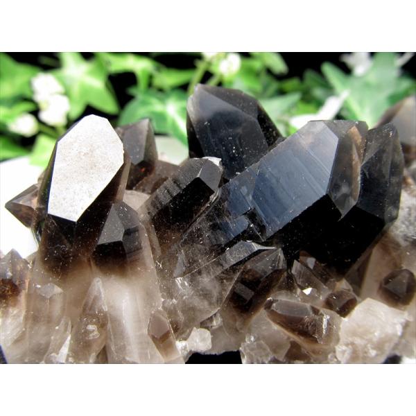 待望の再入荷 アーカンソー州産 モリオン結晶クラスター 最大幅約102mm 重さ120g 最強の魔除...