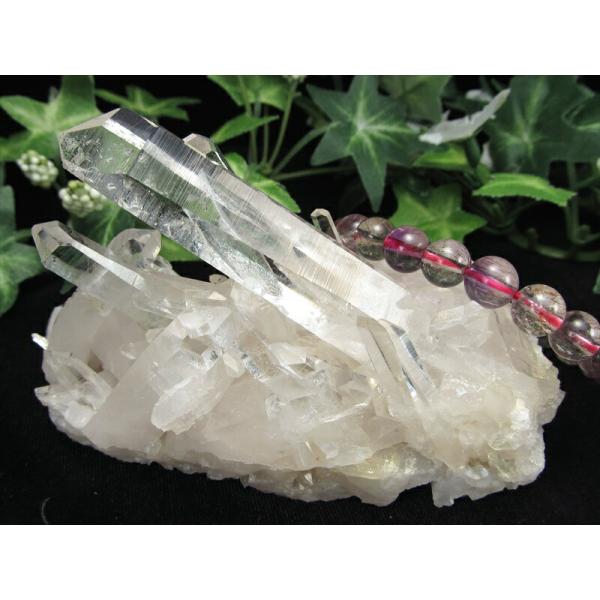 5A 世界トップレベルの美しい水晶 アメリカ・アーカンソー州産 透明 水晶クラスター 最大幅97mm...