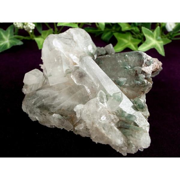 極限環境が生んだ水晶 ガルサ産 水晶クラスター 最大幅 約102mm 重さ 約253g 厳選1点物 ...