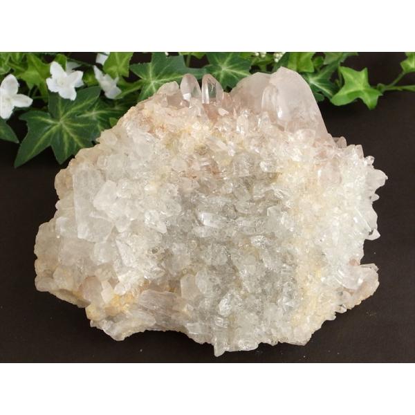 『地球最後の秘境』ヒマラヤより直送 3A マニカラン産水晶 クラスター 最大幅約154mm 重さ13...