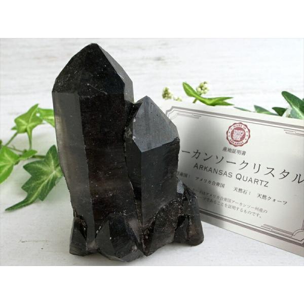 待望の再入荷 アーカンソー 州 産 モリオン 結晶 クラスター 最大幅約54mm 重さ167g 最強...
