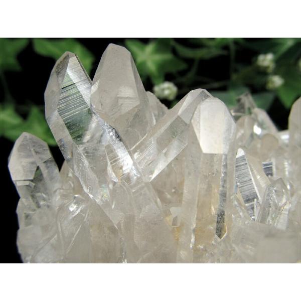 5A 世界トップレベル 美しい 水晶 アメリカ アーカンソー 産 透明 水晶 クラスター 最大幅11...
