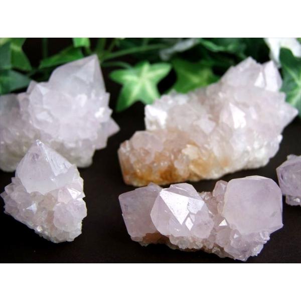 ラベンダーカラー カクタス アメジスト クラスター原石 1個売り 重さ35g-50g 美結晶 愛の守...