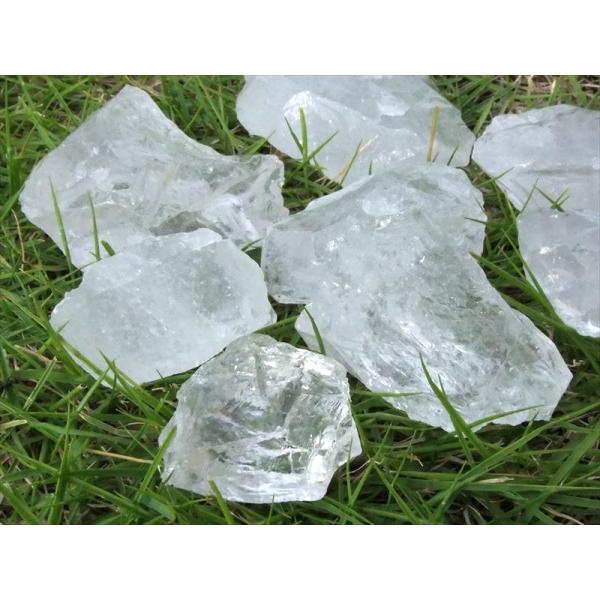 500g売りアイスデビル まるでカチ割り氷 透明水晶 ロッククリスタル 詰め合わせ 約4個-6個入り...