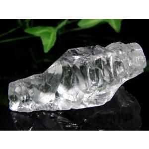 彫刻のような造形美 ヒマラヤ水晶 エッチドクォーツ 蝕像水晶 単結晶原石 最大幅約57mm 重さ34.1g 自然が作り出す芸術的な幾何学模様 再結晶化した水晶一点物