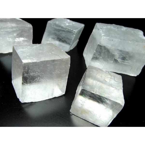 1個売り クリアホワイトタイプ オプティカルカルサイト結晶ブロック 約100g-120g 透明感あり...