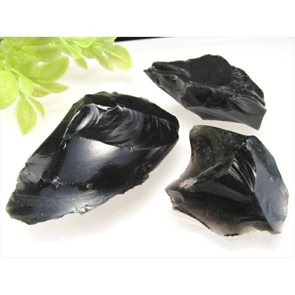 国産原石 オブシディアン(黒曜石) 原石 重さ30g-45g パワーストーン すべての本質や未来を見...